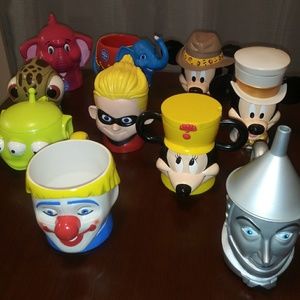 Disney Character  dessert cups $10ea. $100set.